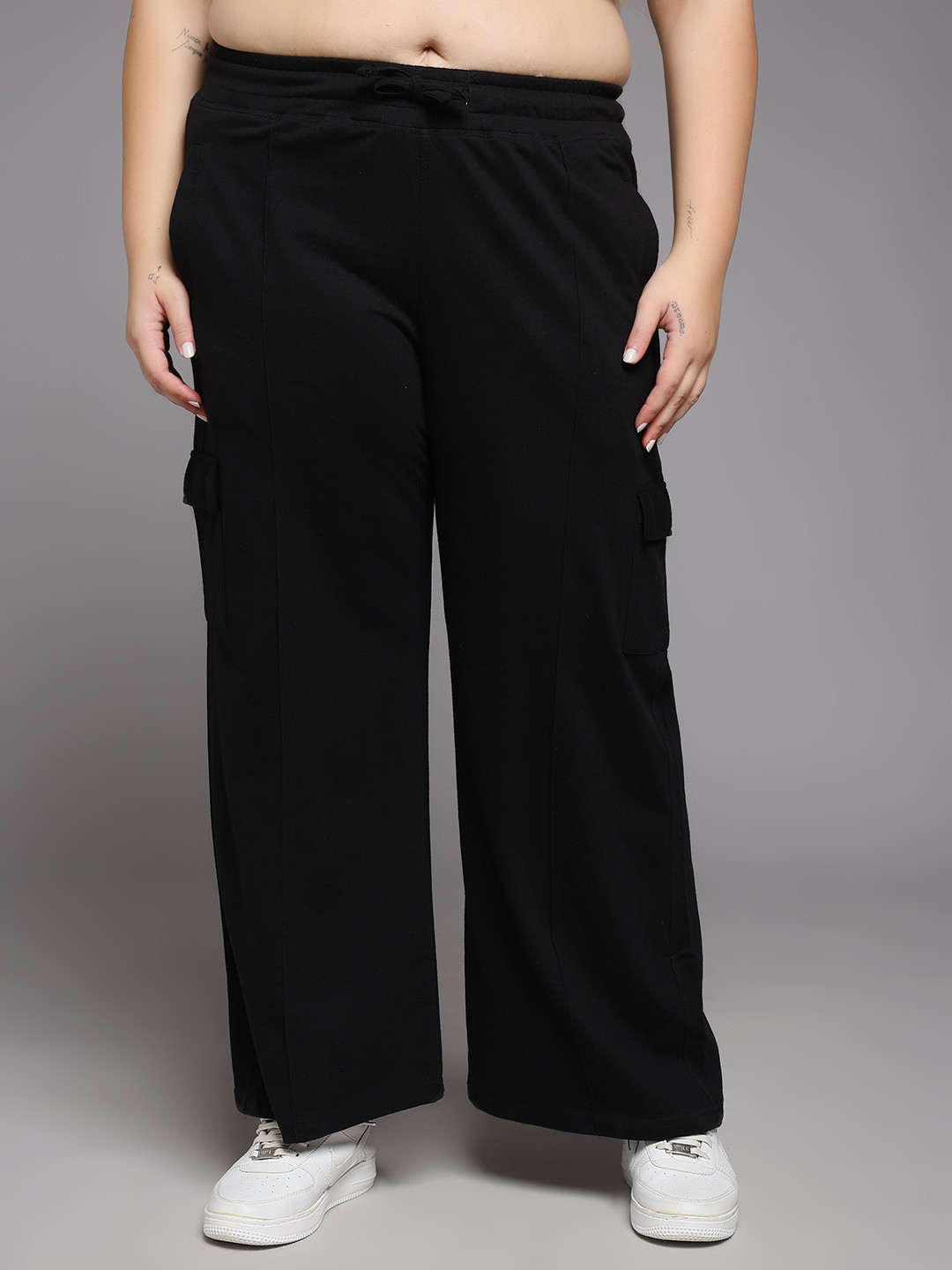 MKH Women Mid Rise Relexed Fit Cargo