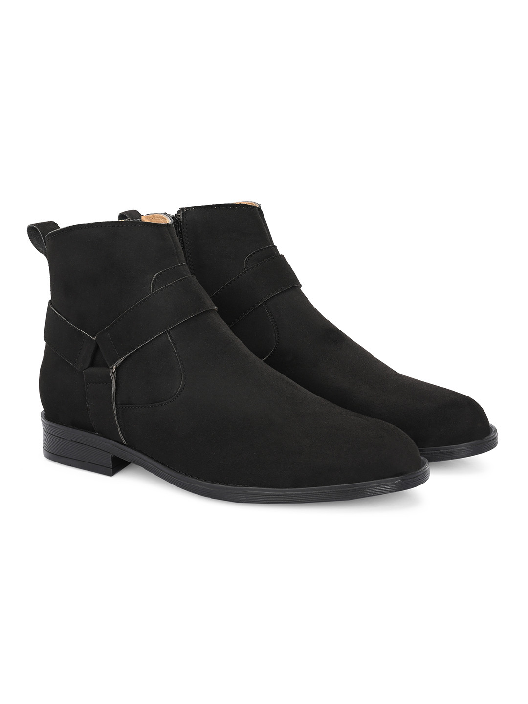 Vellinto Block Heel Zippered Boots