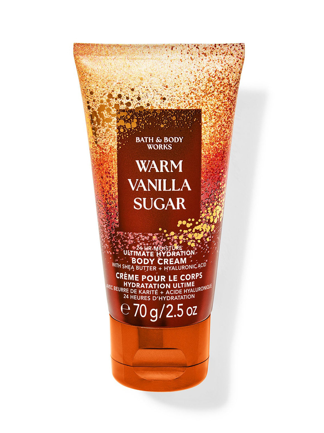 Bath & Body Works Warm Vanilla Sugar Travel Size Ultimate Hydration Body Cream - 70g