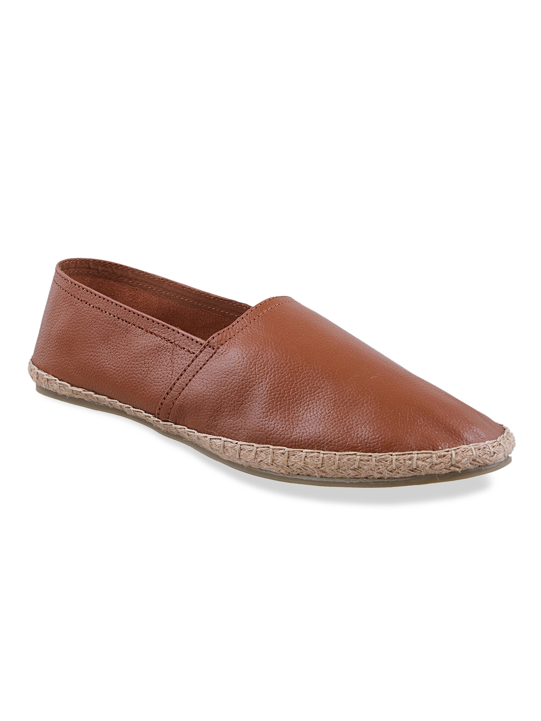 Buy SKO Brown Leather Espadrilles - Casual Shoes for Men 3853923 | Myntra