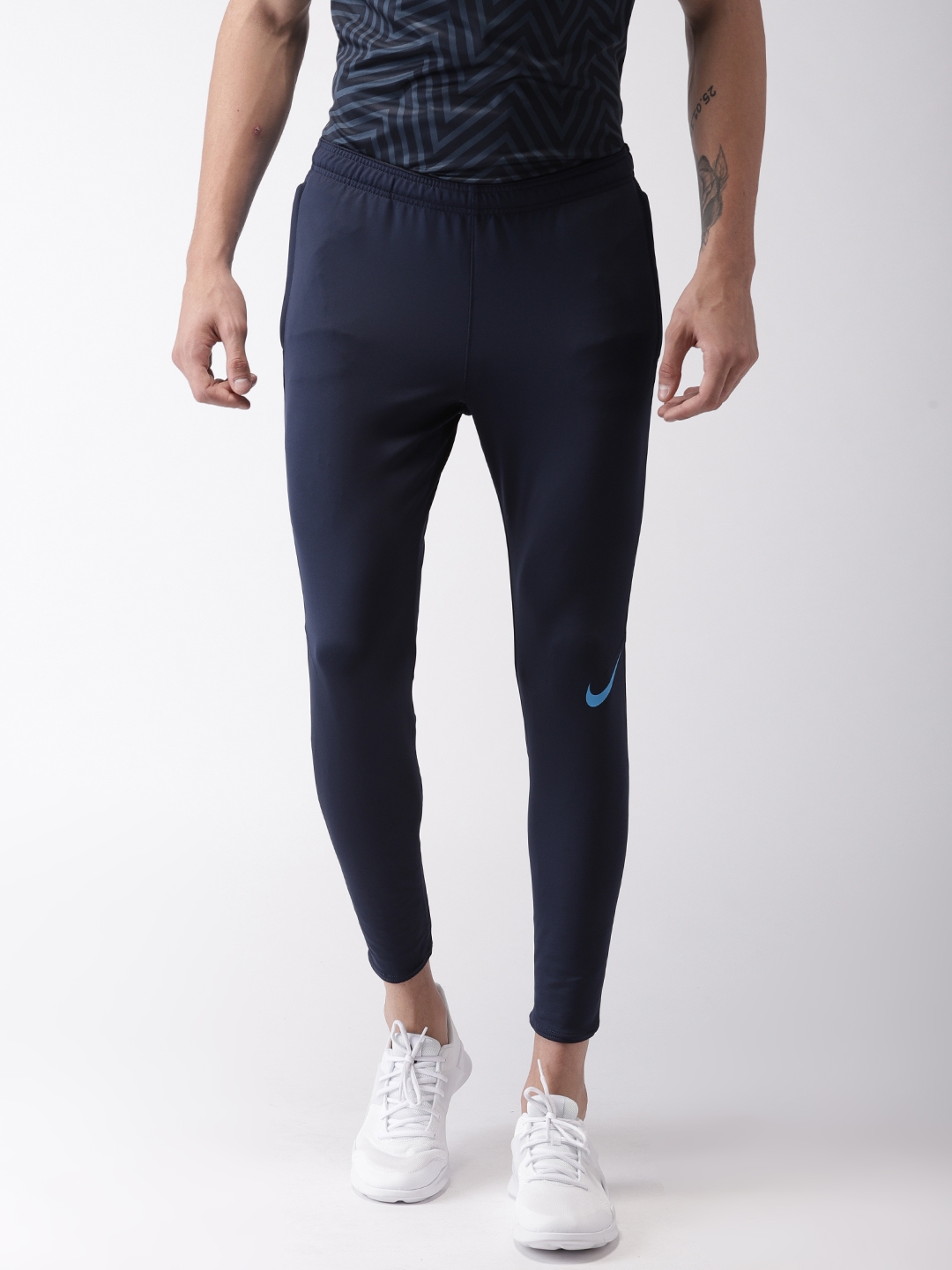 Buy Nike Men Navy Blue AS M NK DRY SQD PANT KP Slim Fit Track Pants  Track  Pants for Men 4029291  Myntra