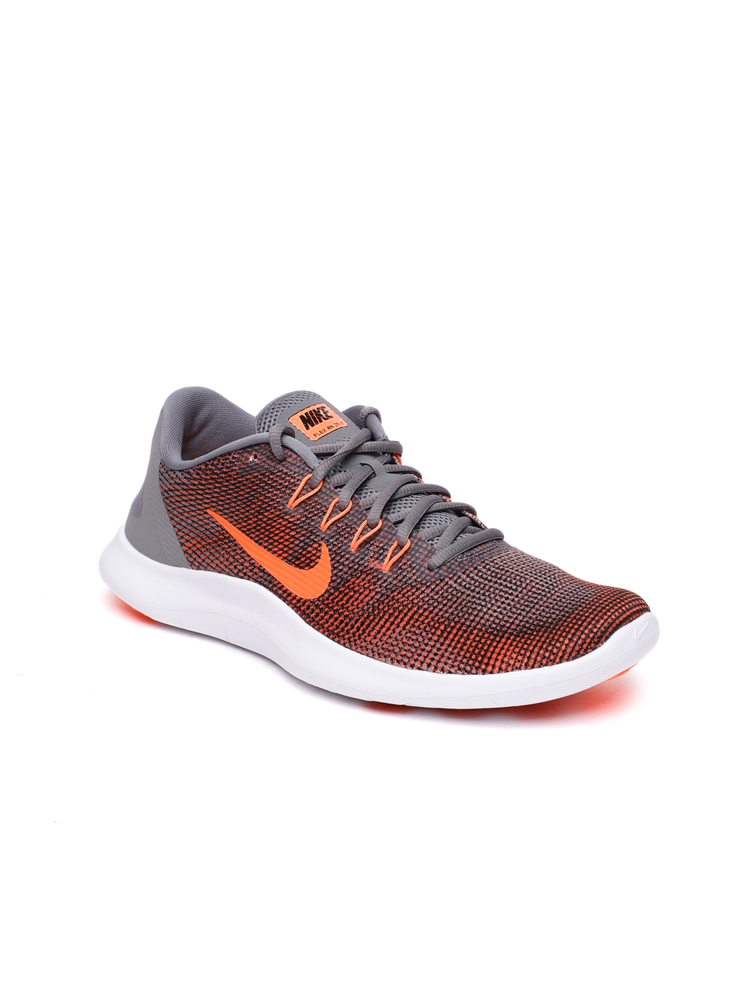 Nike flex hot sale run orange