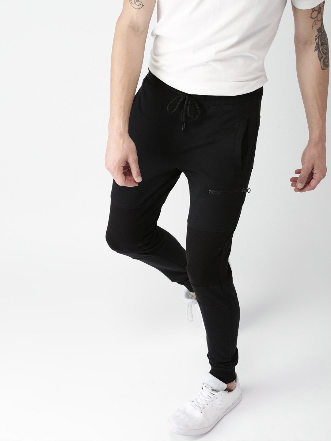 Buy Harvard Men Black Solid Joggers 