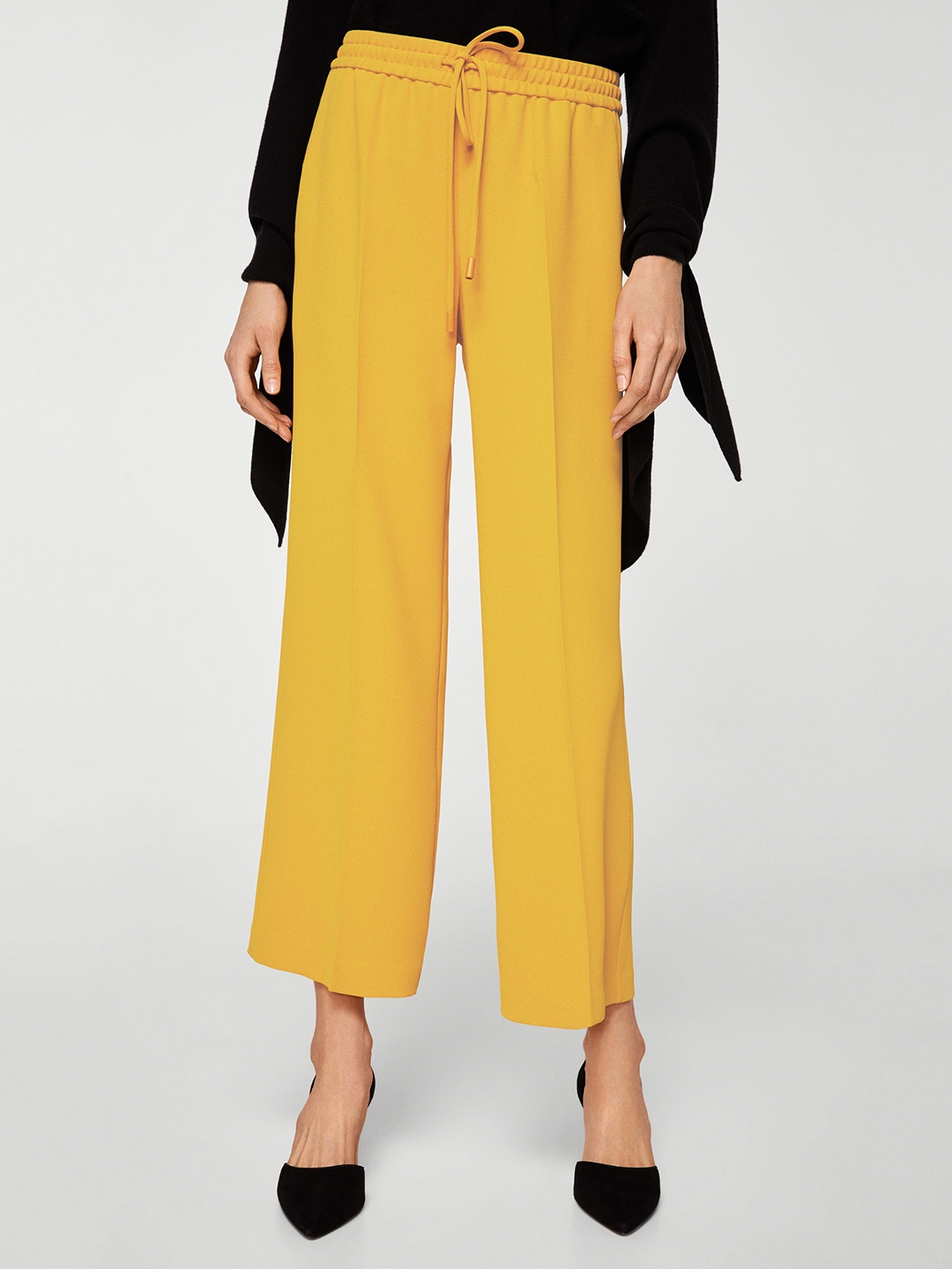 Mango 2024 yellow trousers