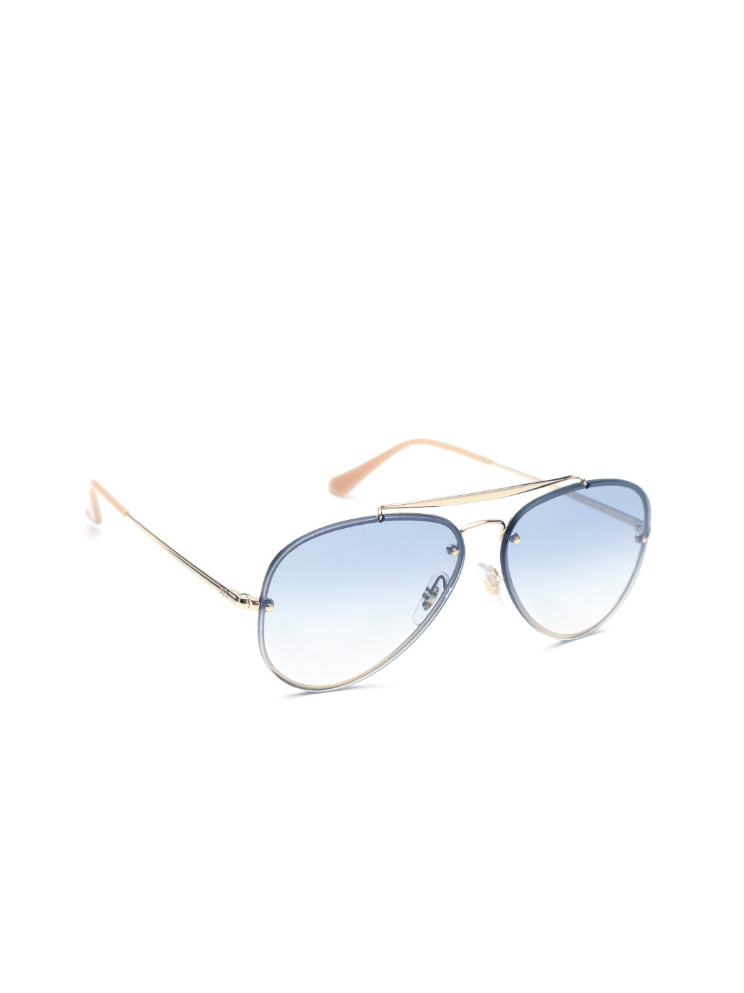 Ray-Ban Unisex Gradient Blue Lens Pilot Sunglasses - 0RB3584N001/1958