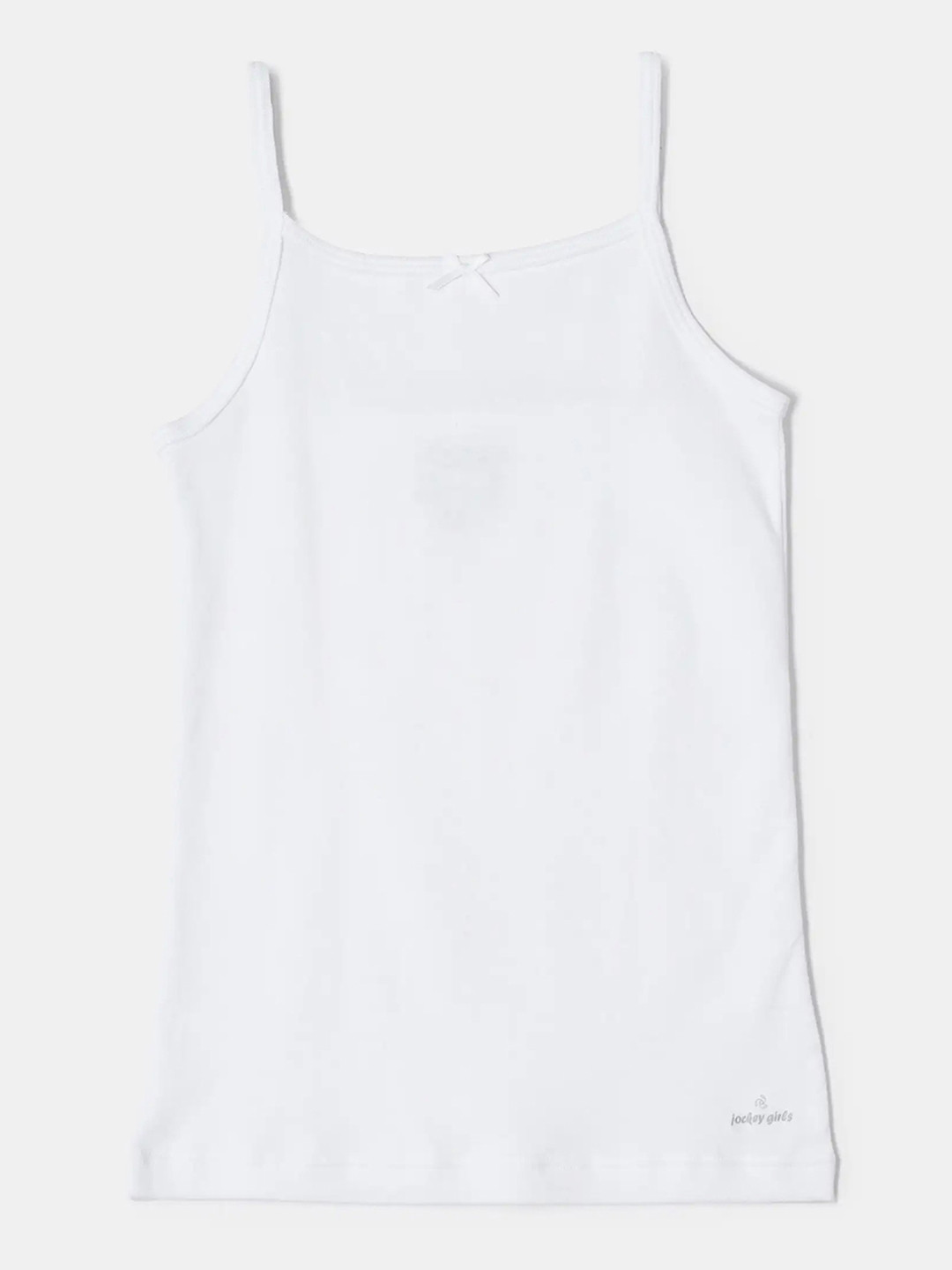 Jockey Girls Super Combed Cotton Solid Camisole with Regular Straps-SG04