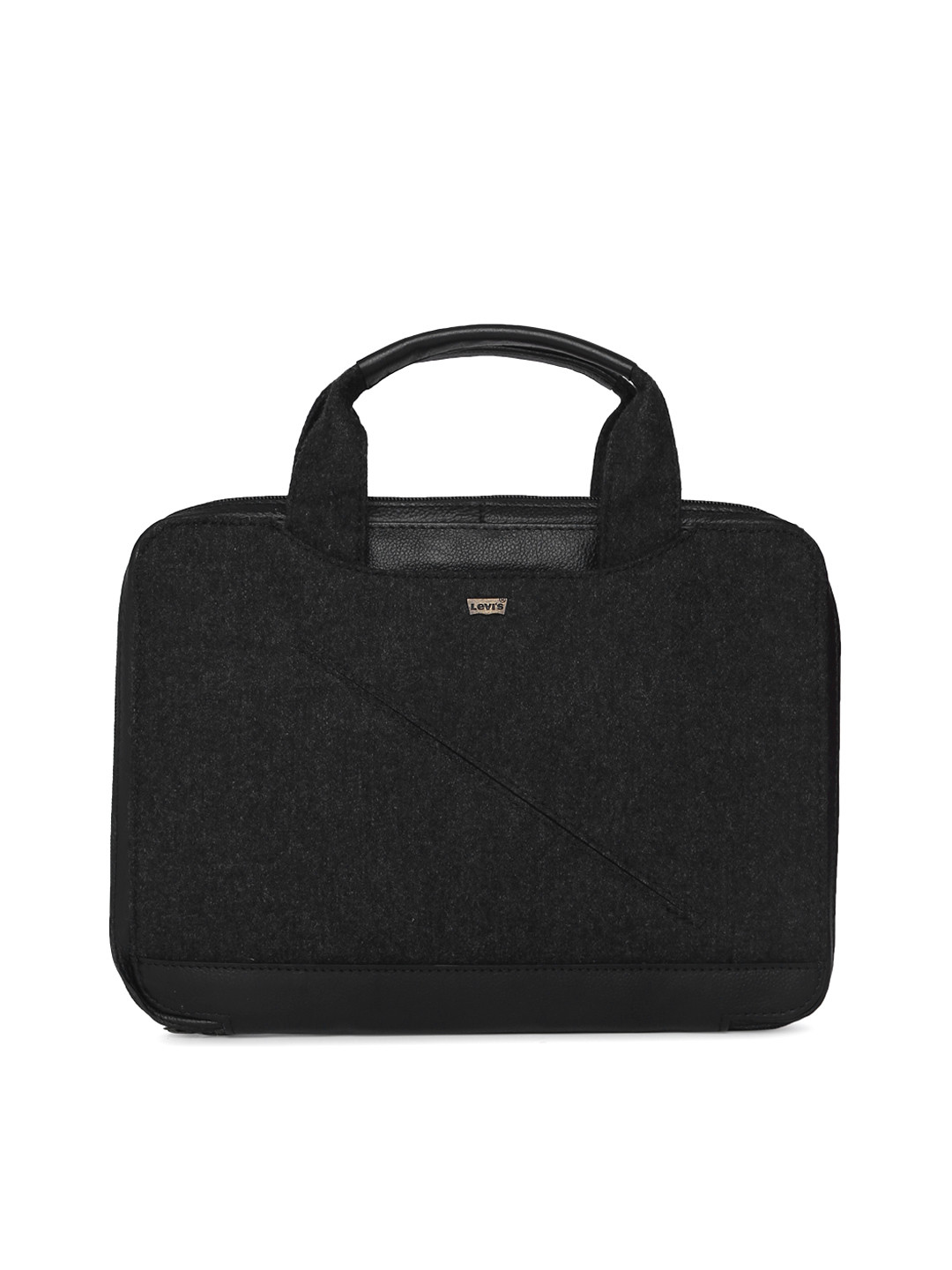 Buy Levis Unisex Black Solid Laptop Bag 