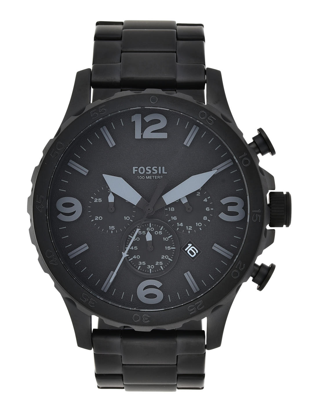 Fossil Men Black Analogue Watch JR1401I