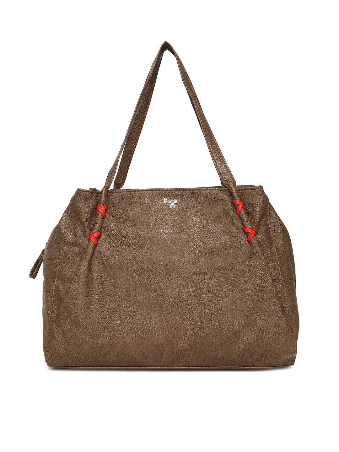 Baggit Taupe Solid Shoulder Bag Handbags For Women 4267759 Image