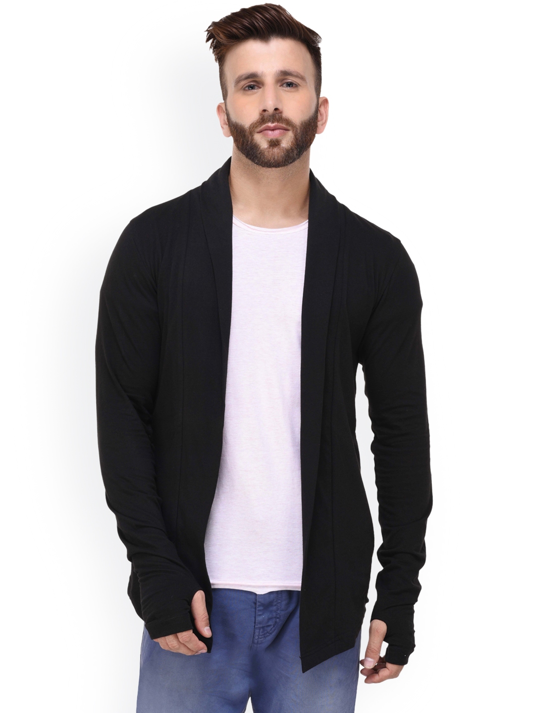 Black shrug myntra hot sale