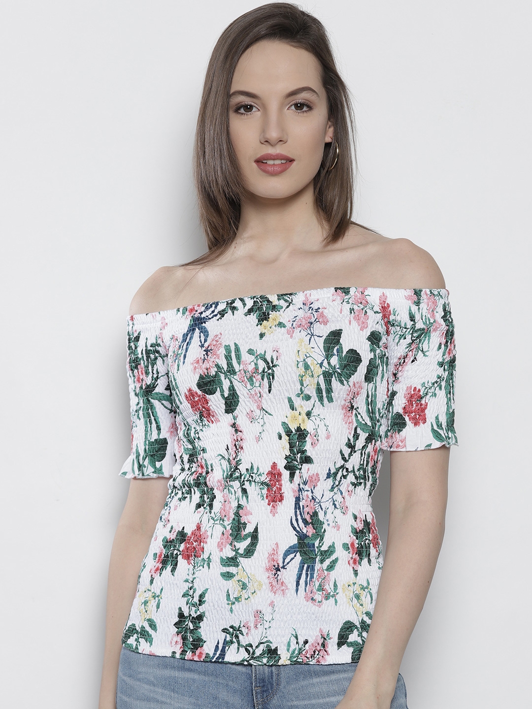 Myntra off shoulder online top