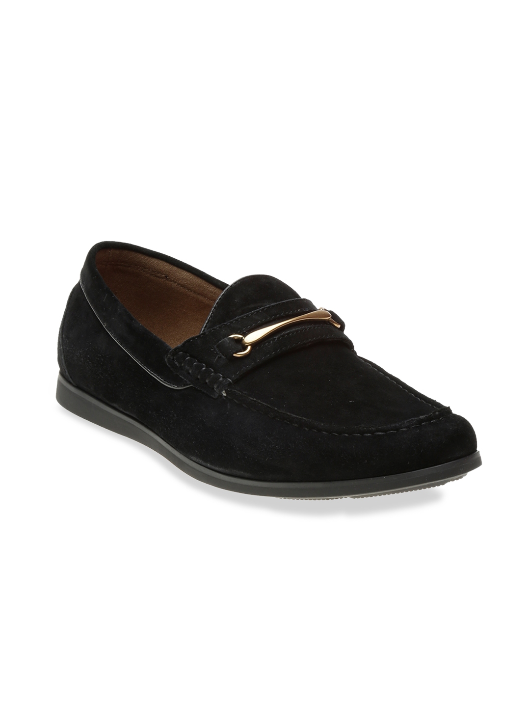 Pebish Ingen måde Uddybe Buy ALDO Men Black Solid Leather Loafers - Casual Shoes for Men 4319291 |  Myntra