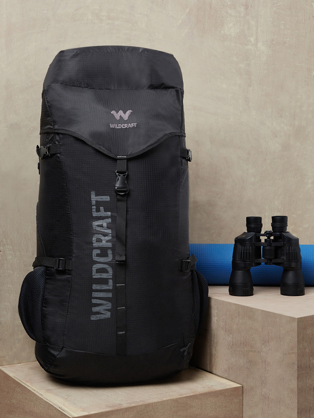 Wildcraft Men Black Printed Rucksack