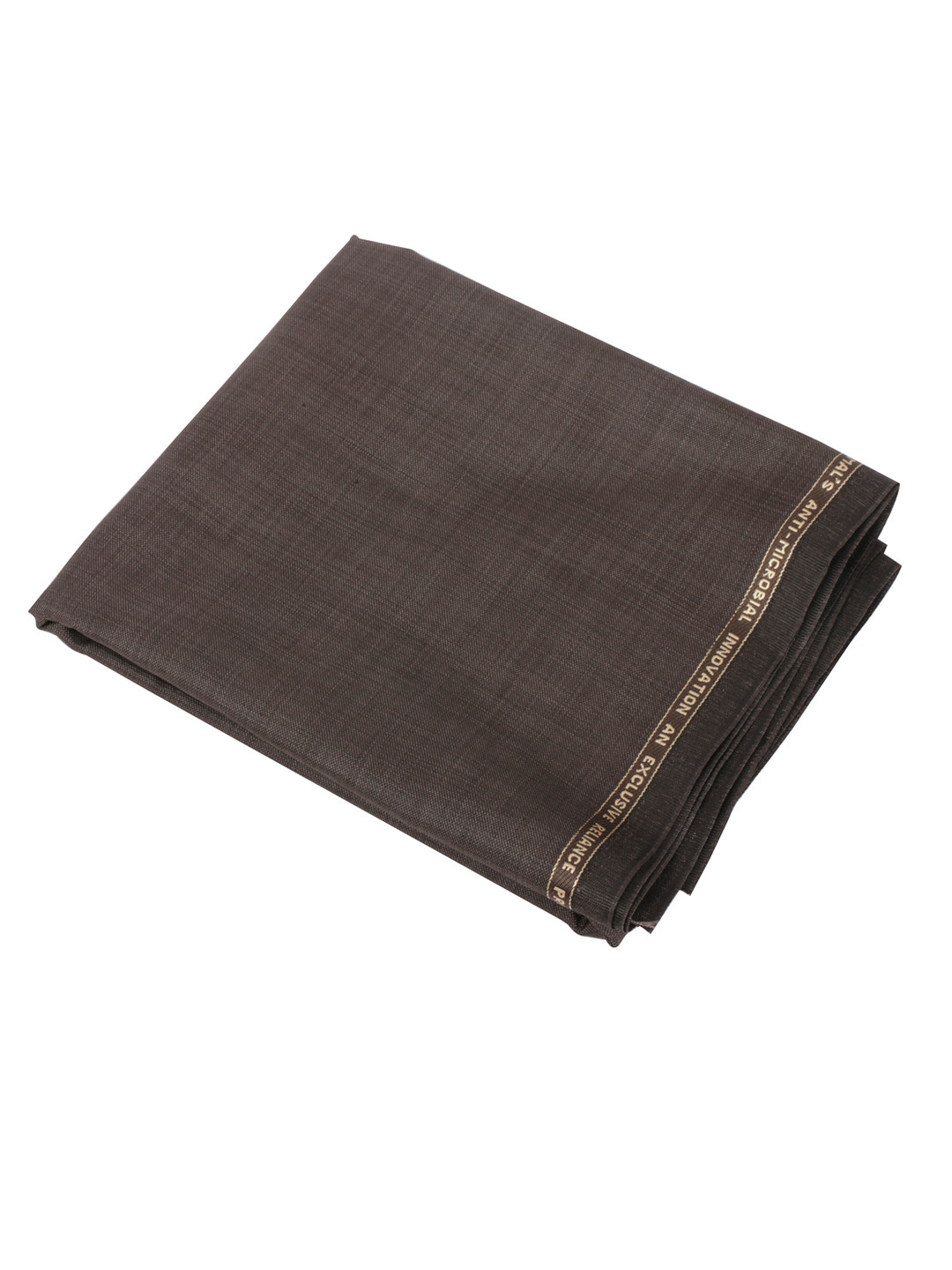 VIMAL Men Brown Solid Trouser Clothing Fabric