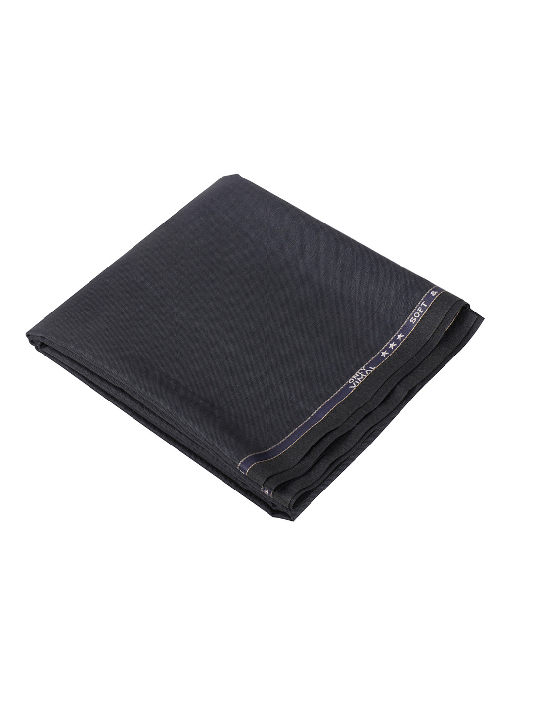 MACK Men Charcoal Solid Trouser Clothing Fabric