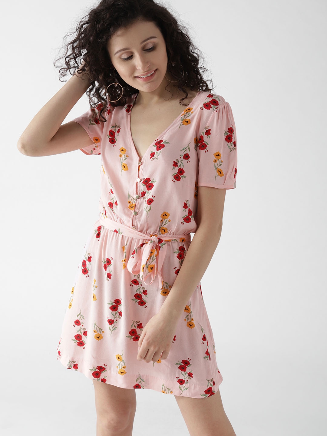 Forever 21 best sale pink floral dress