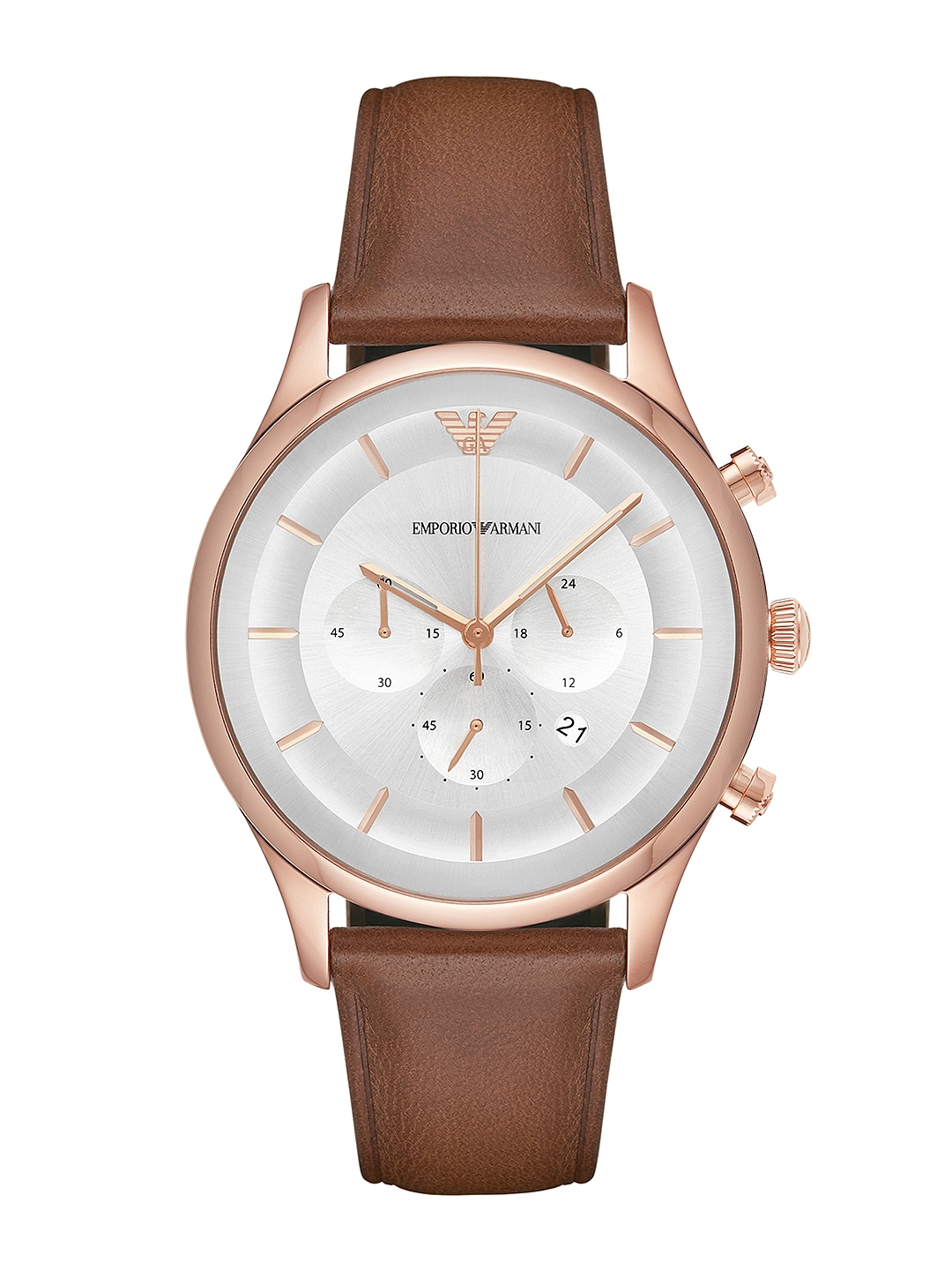 Emporio armani watch top rose gold mens