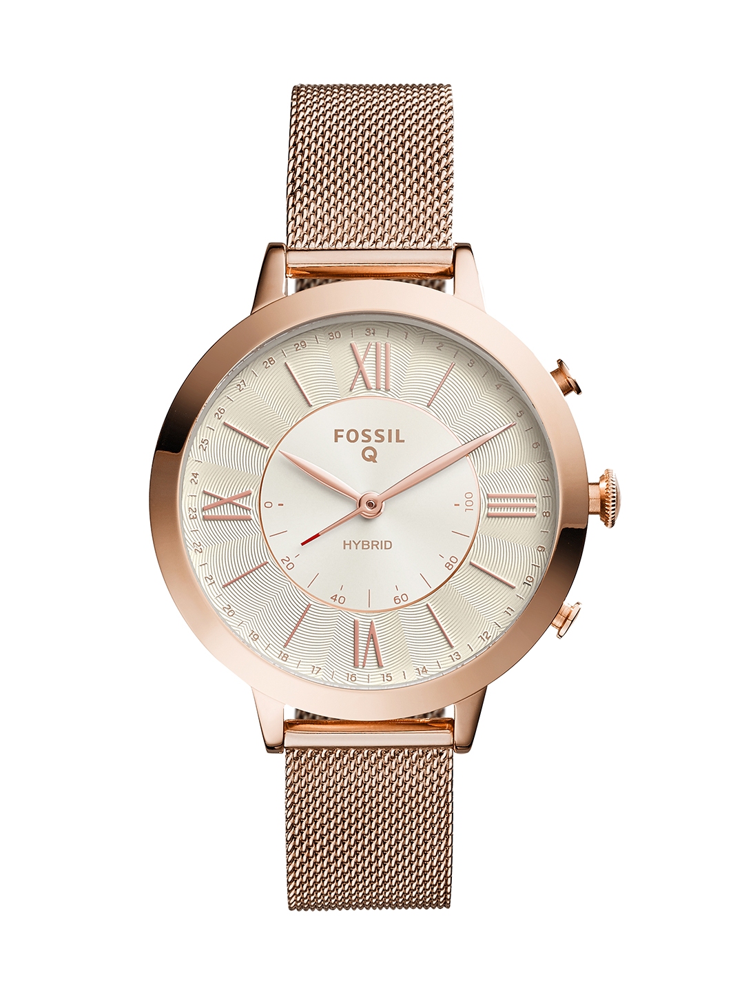 Fossil jacqueline sale hybrid watch