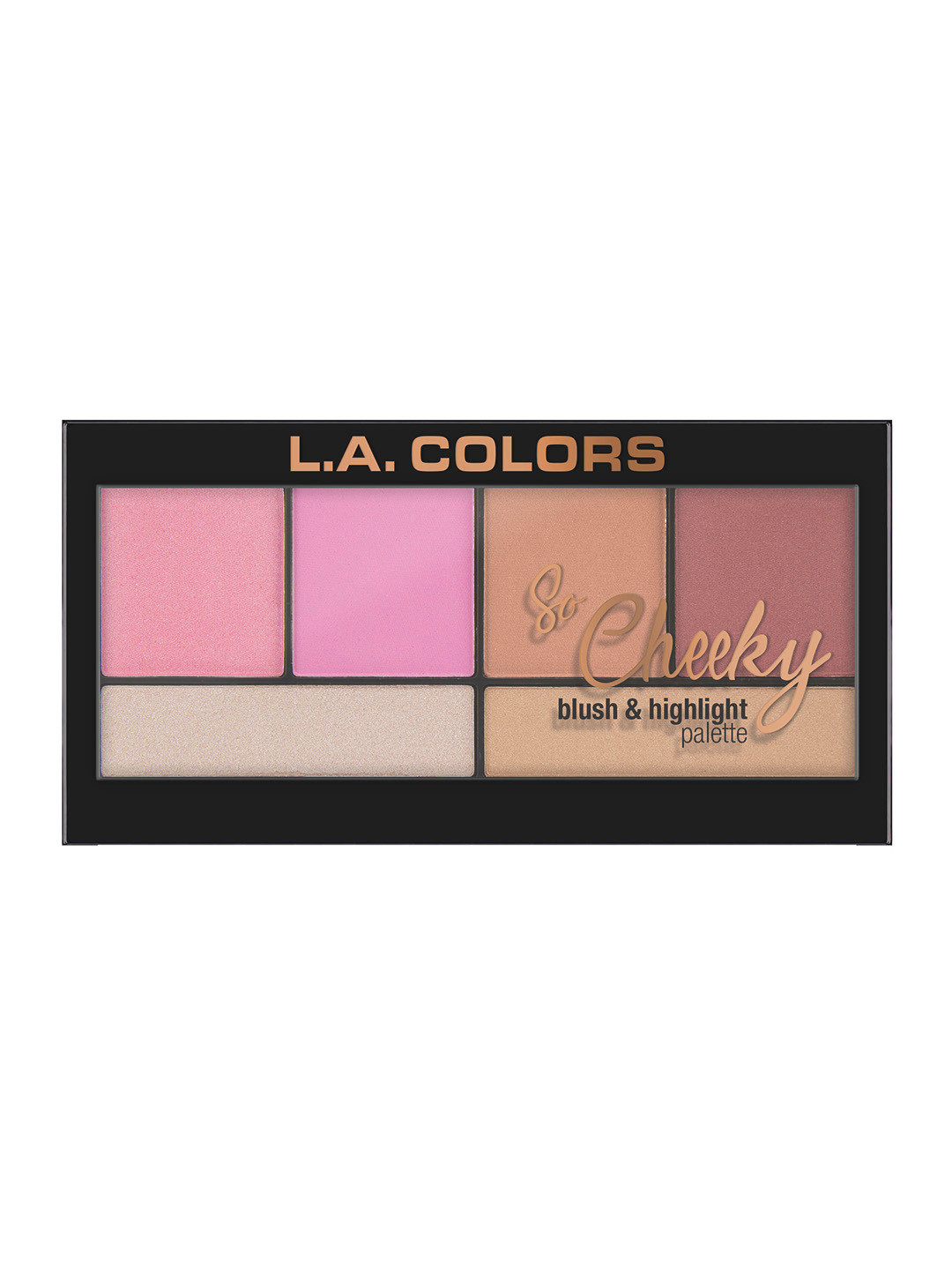 L.A colors So Cheeky Pink and Playful Blush and Highlight Palette C30461