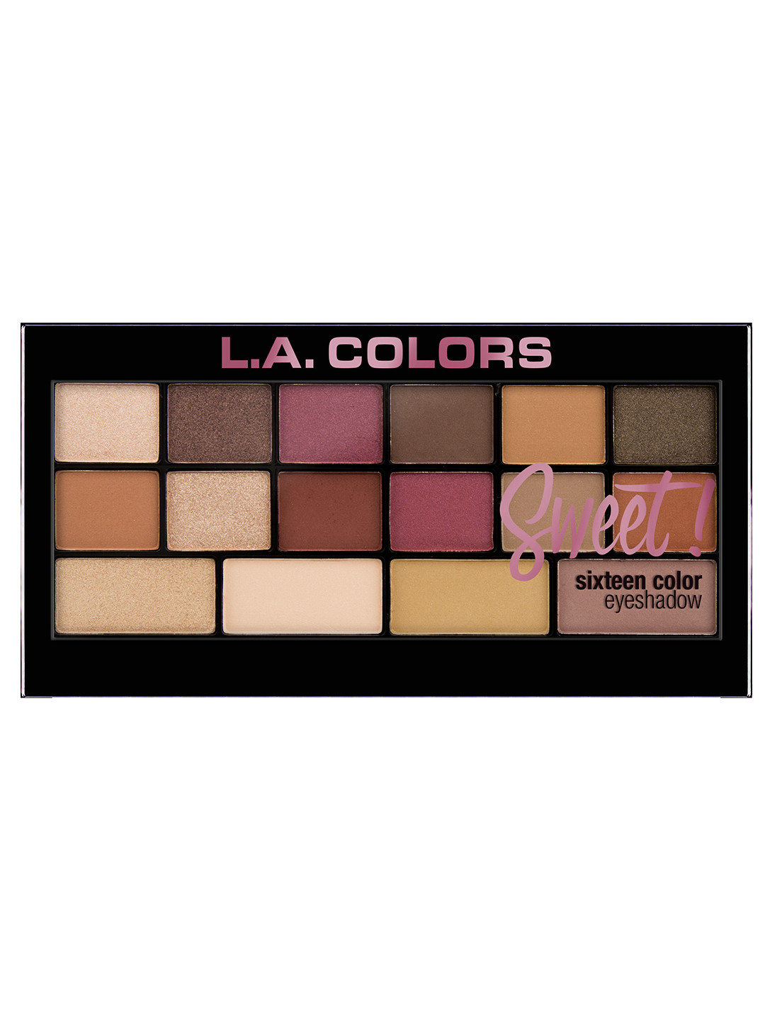 L.A colors Sweet 16! Color Brave Eyeshadow Palette C30467