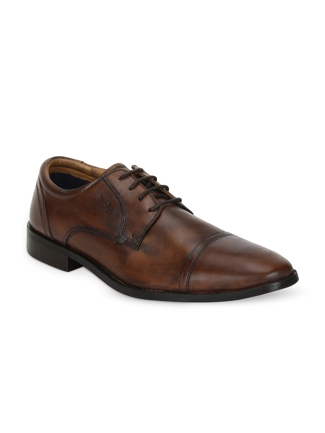 Buy Park Avenue Men Brown Formal Leather Derby Shoes Formal