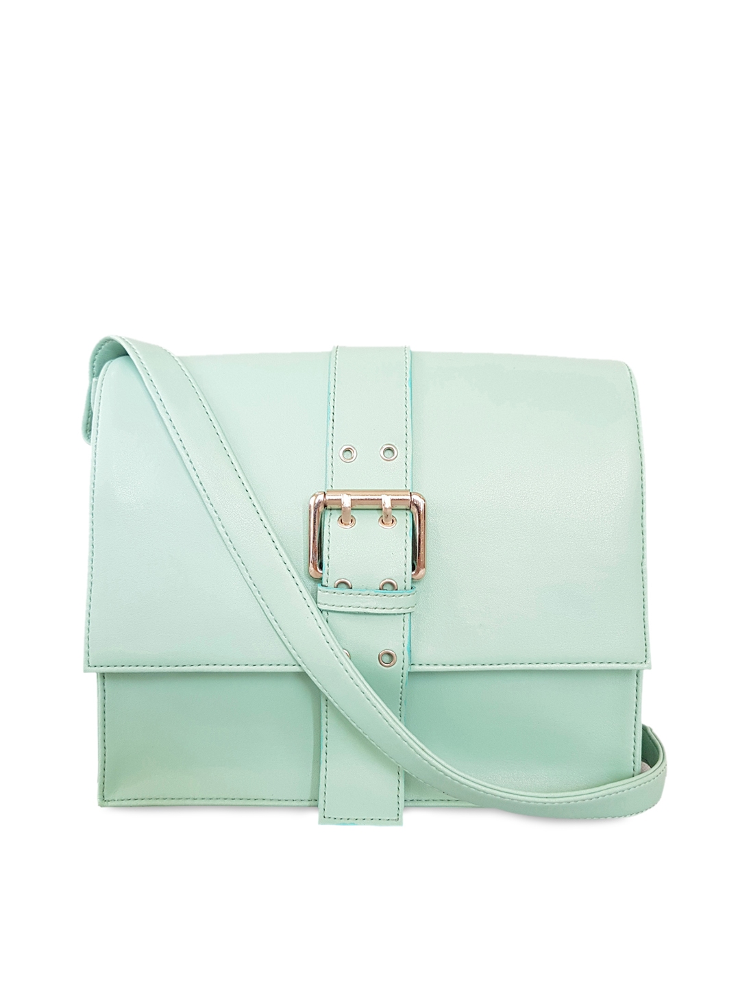 Toteteca Women Green Solid Sling Bag