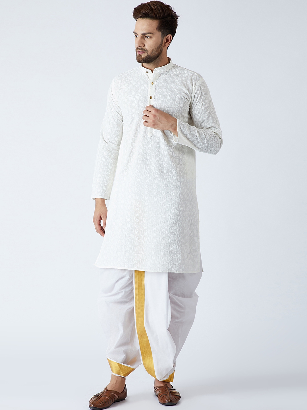 Off White Kurta Pajama for Men: Buy Off White Kurta Pajama Online at Low  Price - IndianClothStore.com