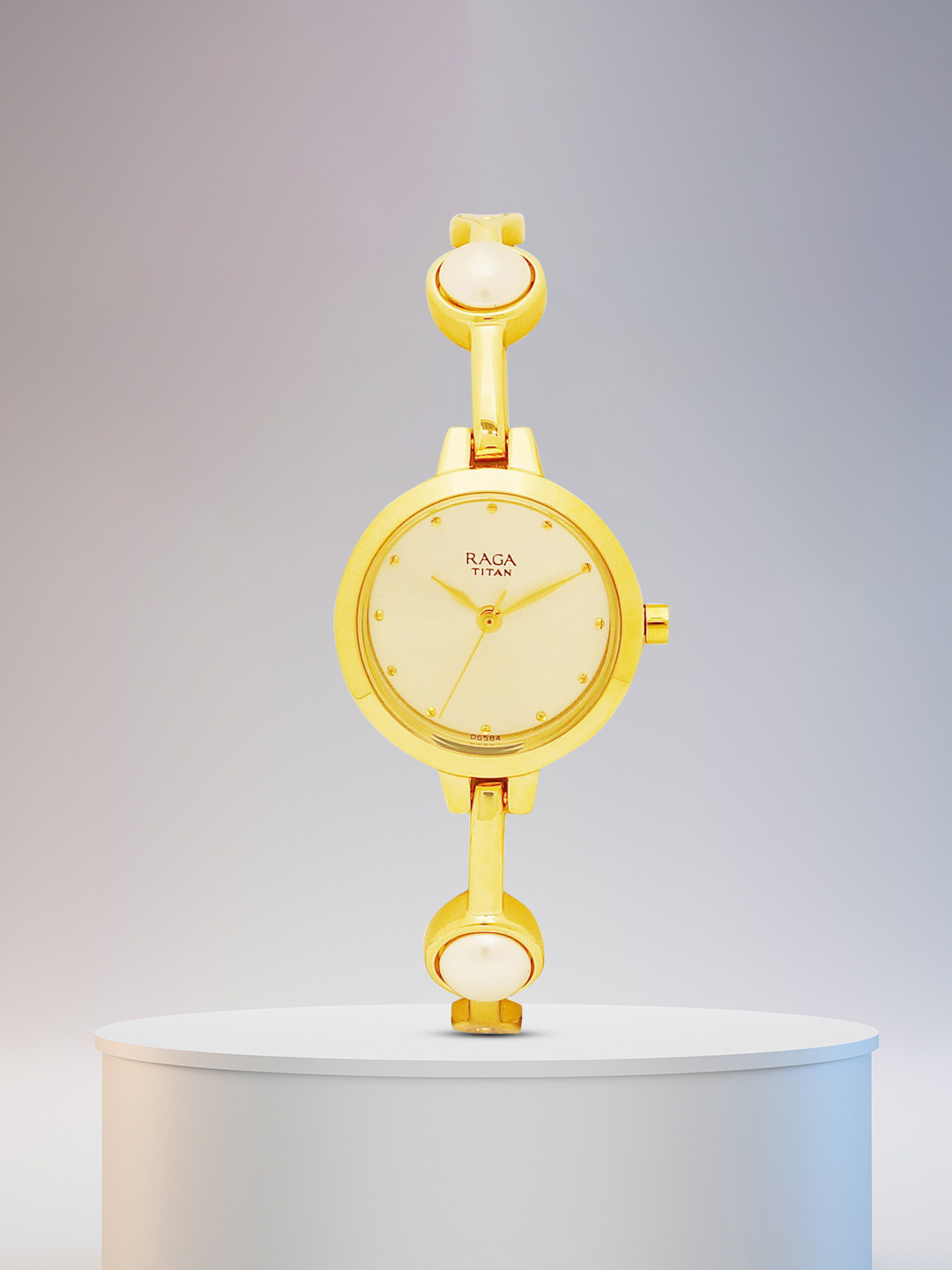 Titan Raga Zeal Women Beige Analogue watch NL2576YM01