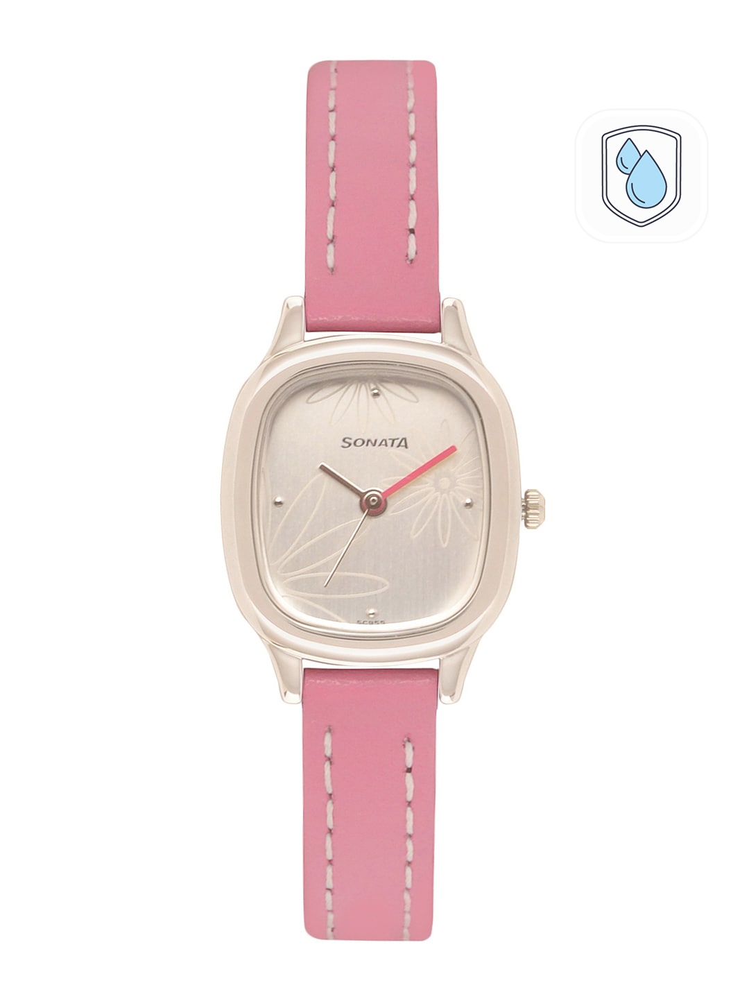 Buy Sonata Women Silver Toned Pink Analogue Watch Watches for Women 4451730 Myntra