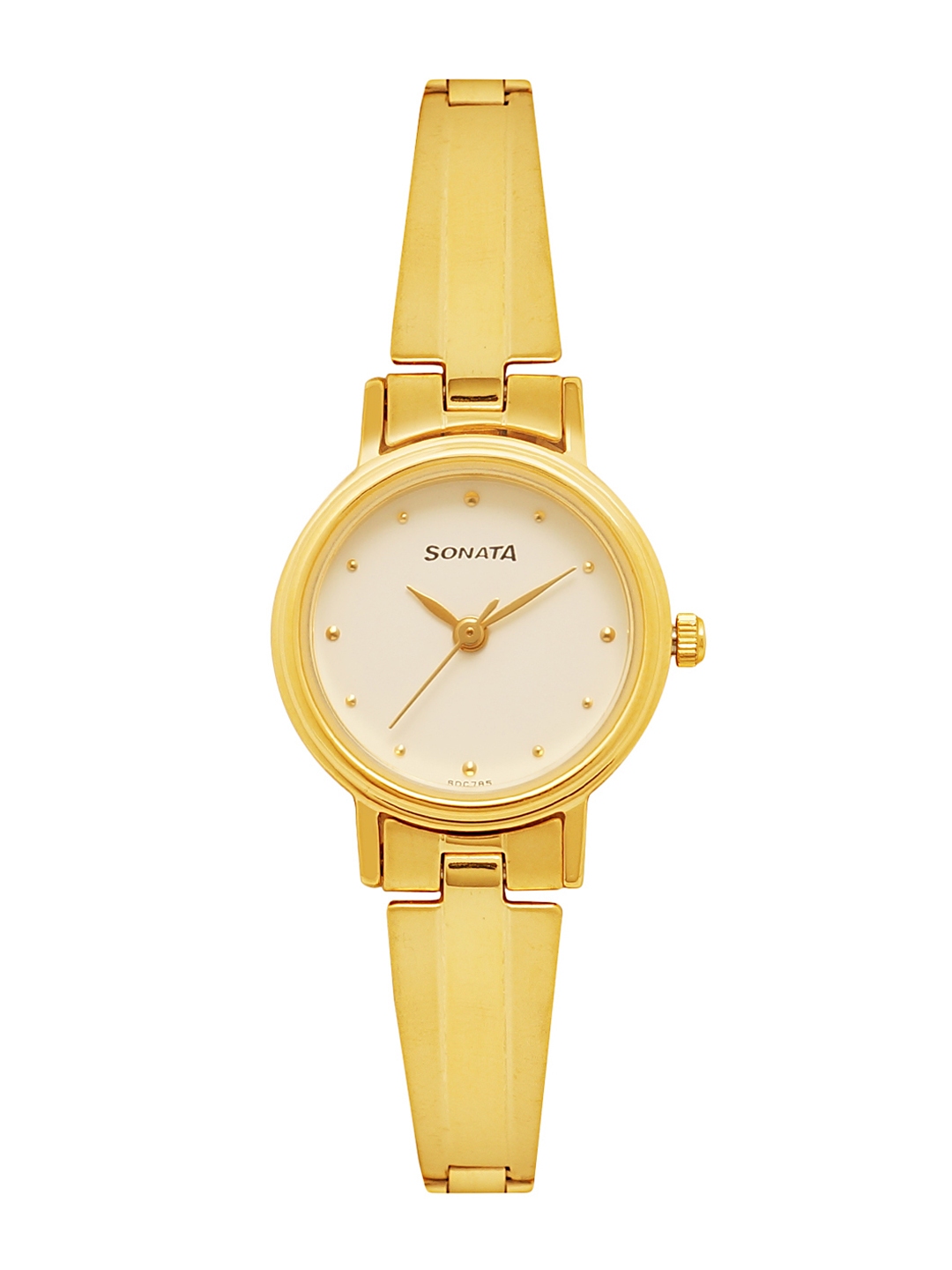 Sonata Women White Analogue Watch 8096YM04C