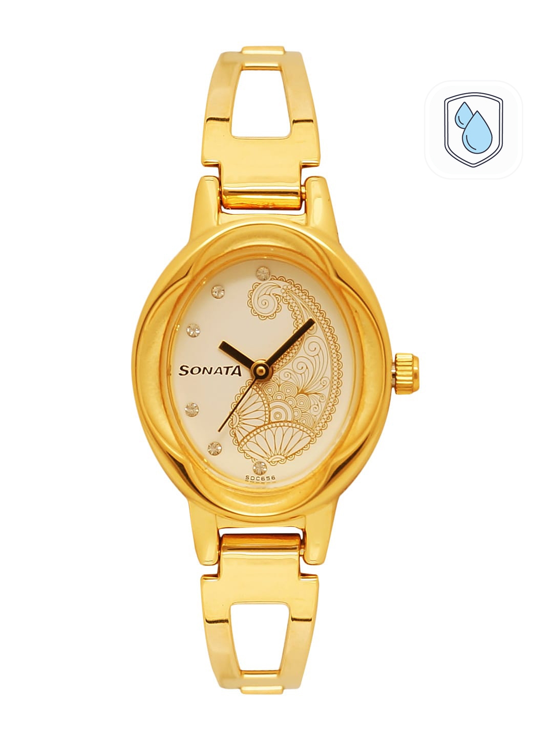 Buy Sonata Wedding Women Gold Analogue Watch NK8085YM02 Watches