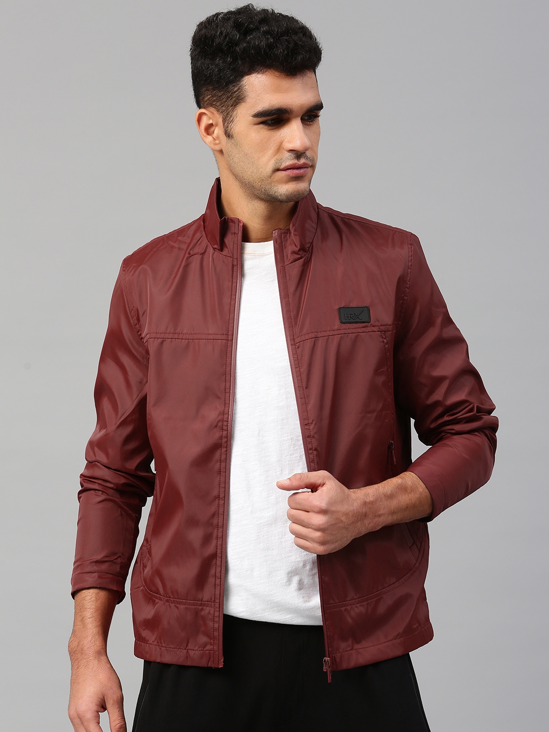 Hrx maroon jacket store