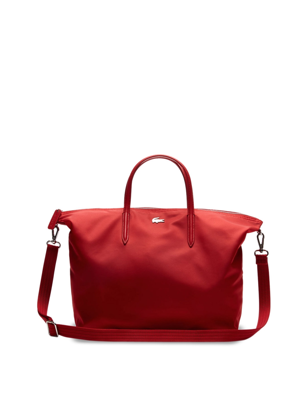 lacoste sling bag red