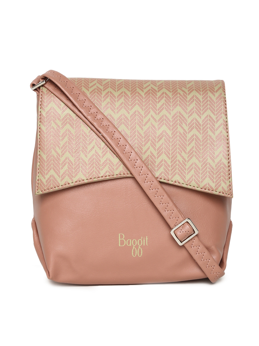 baggit peach handbag