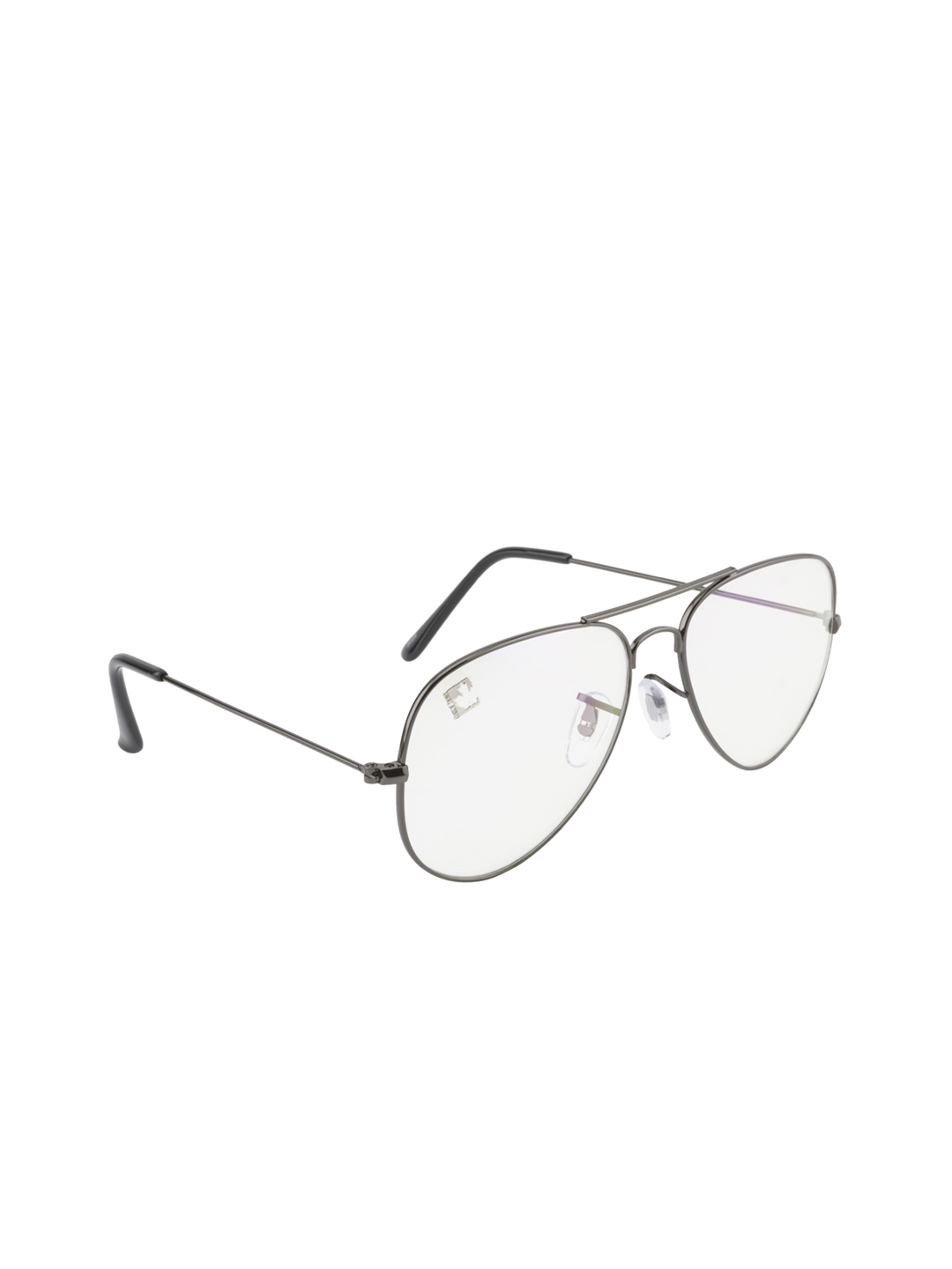 Silver Aviator Rimmed Eyeglasses (FT1081UFM6|56) | lupon.gov.ph