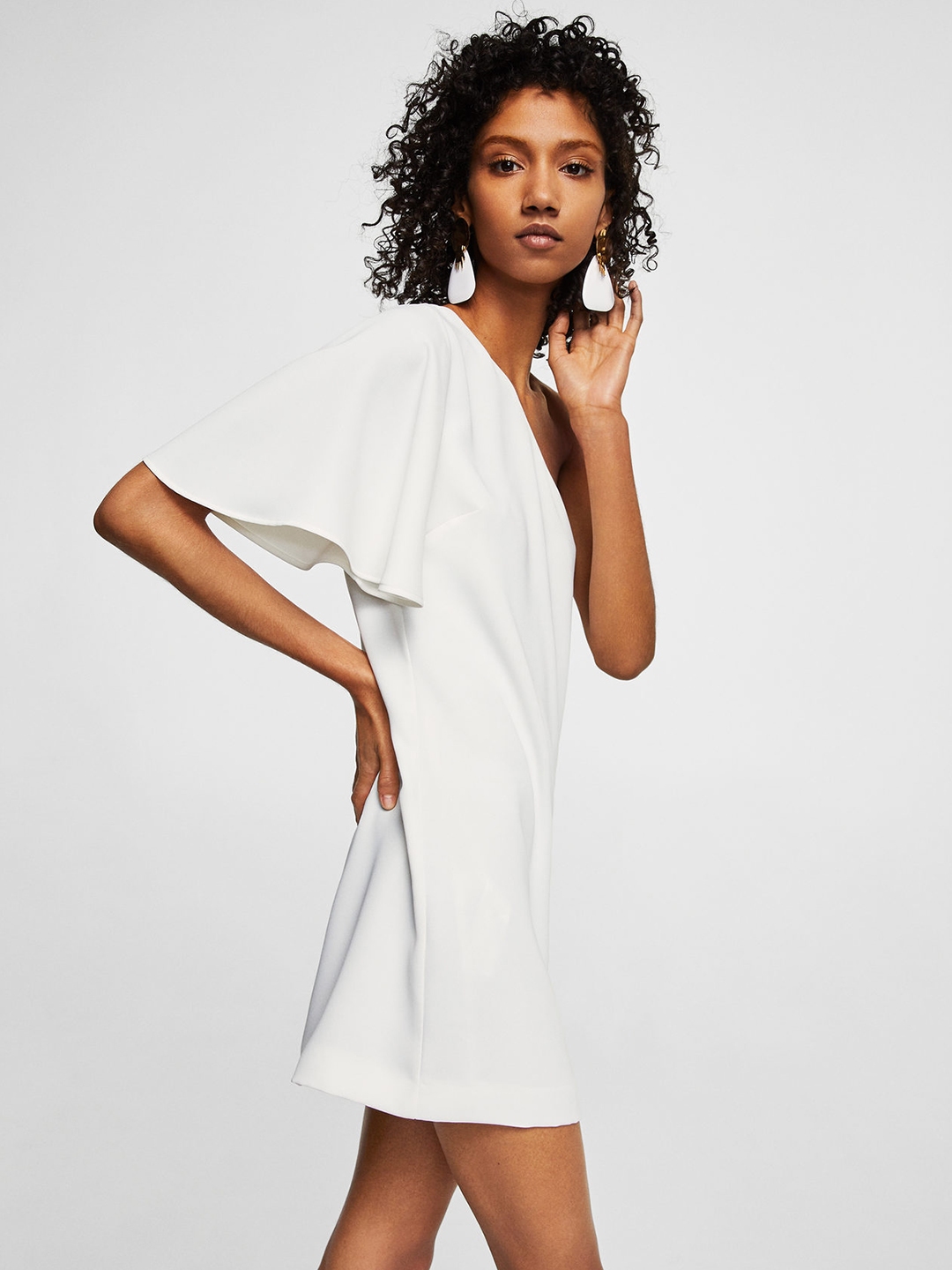 white mango dress