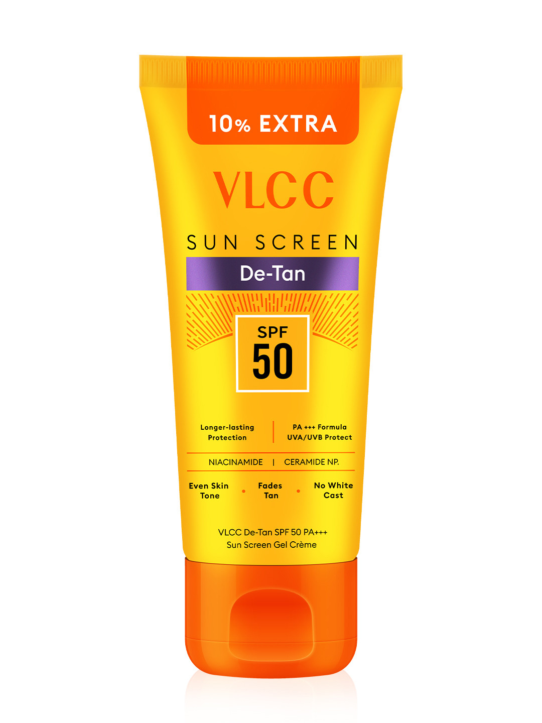 VLCC De Tan SPF 50 PA+++ Sunscreen Gel Creme 100 g with 10g extra