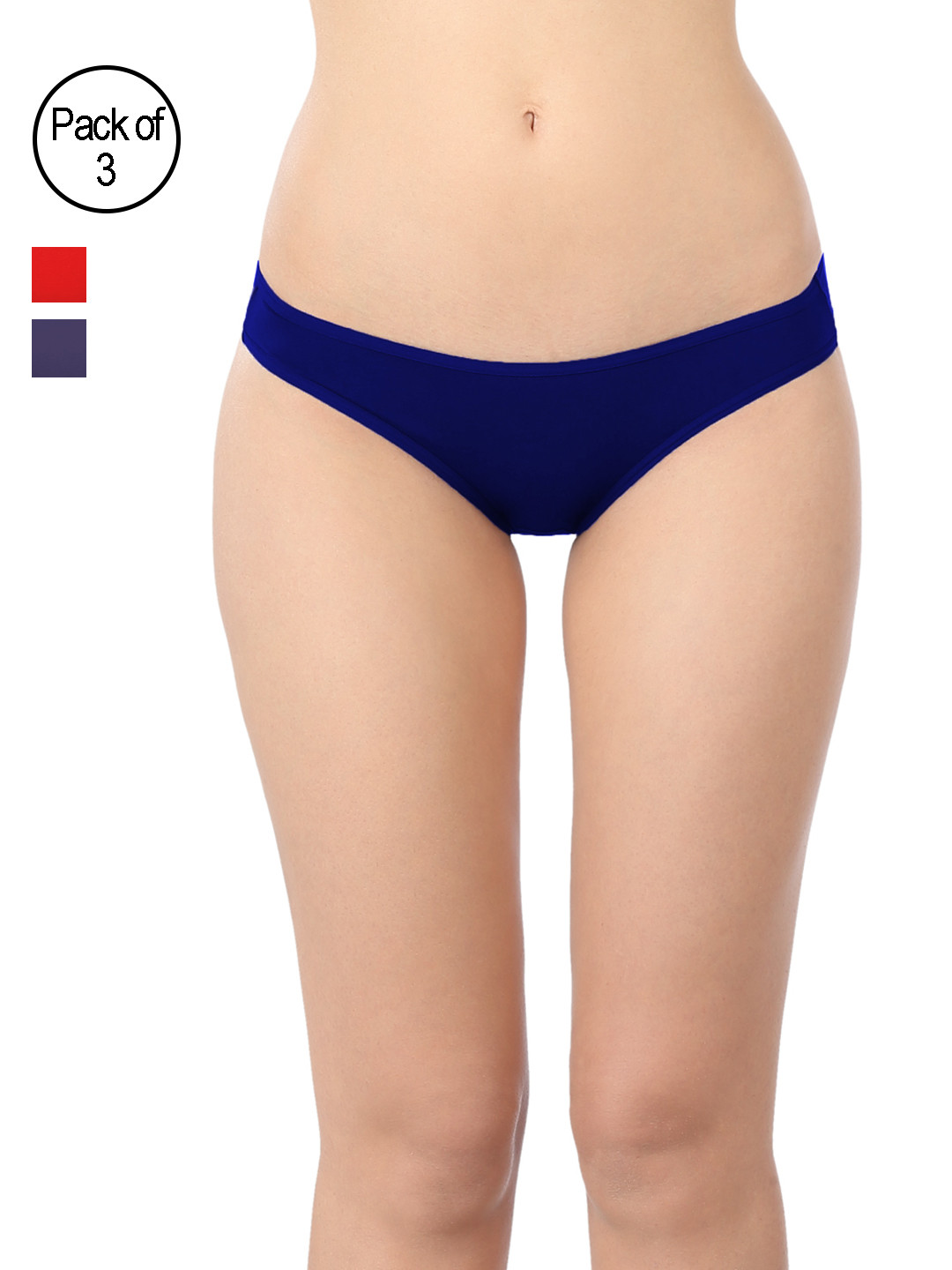 Triumph Stretty Cotton 80 Medium Coverage Mini Brief - Pack of 3