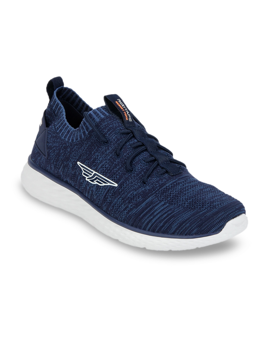 red tape men blue walking shoes