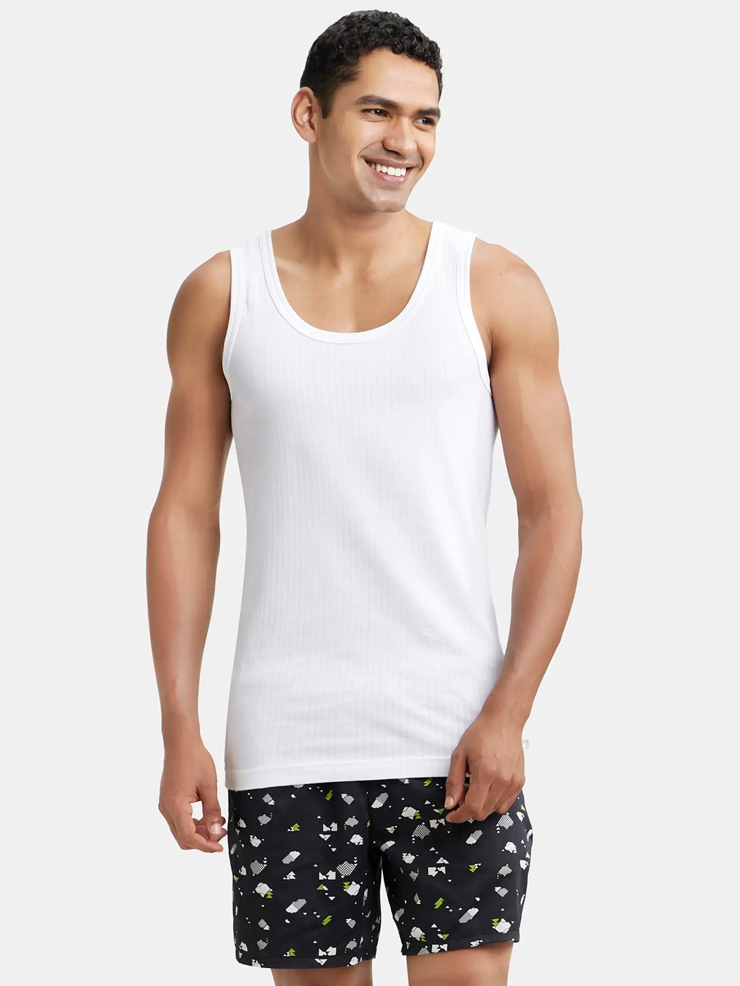 Jockey Combed Cotton Round Neck Sleeveless Vest-8816