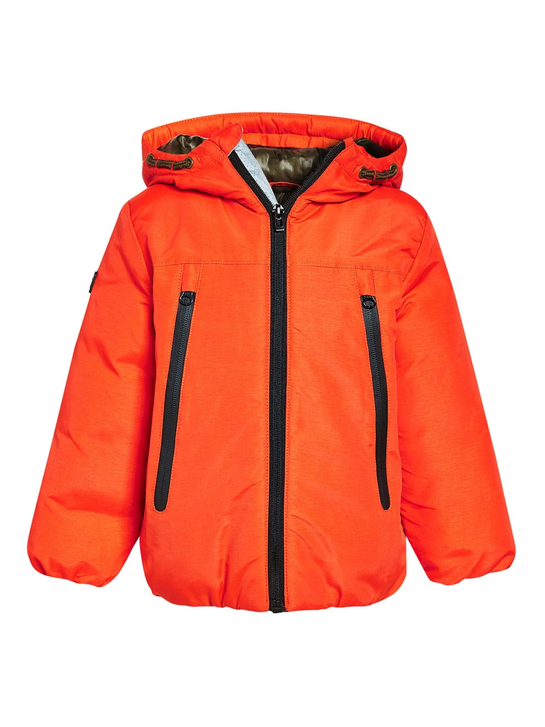 boys orange parka