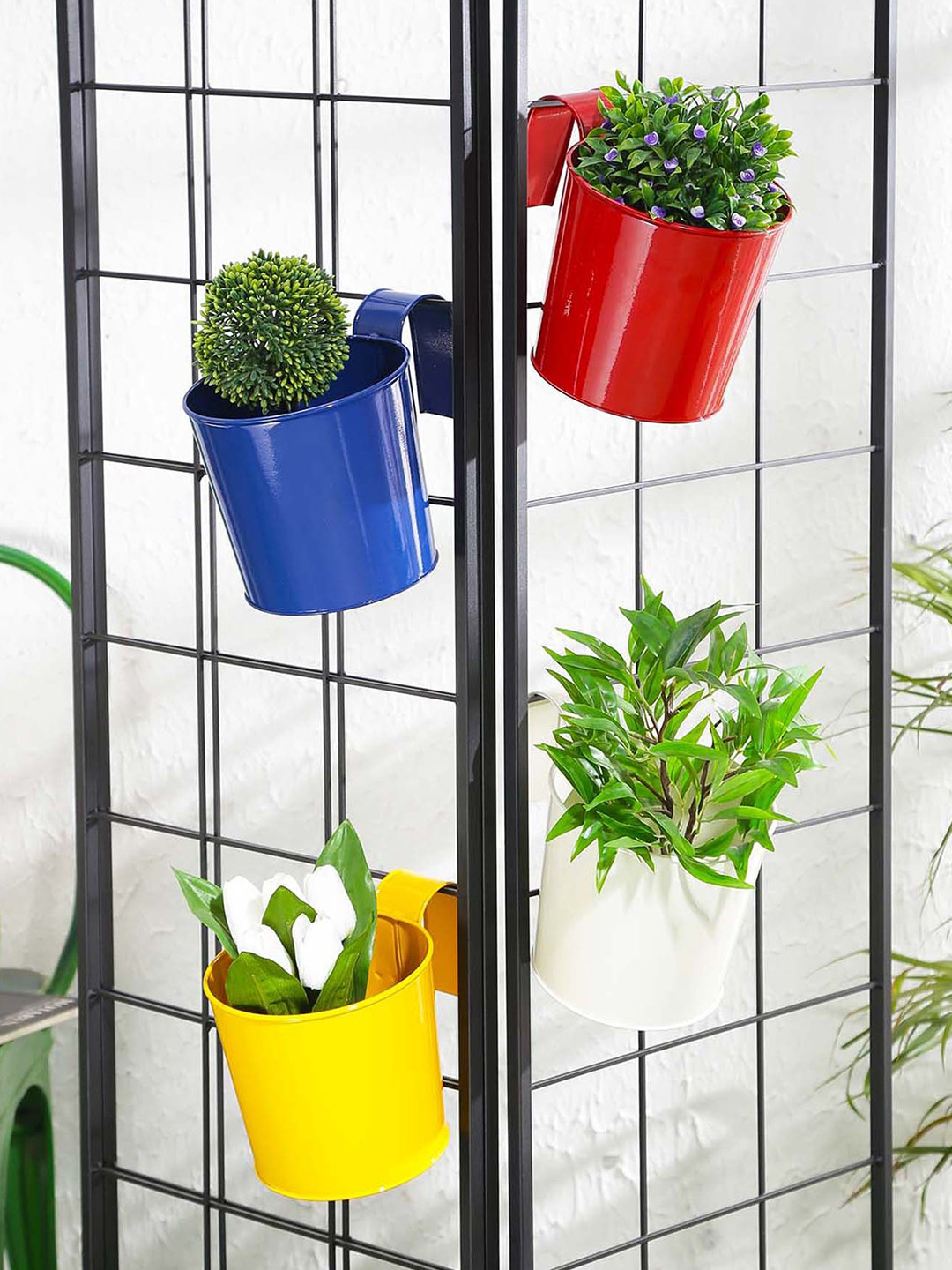 green girgit Set Of 4 Planters