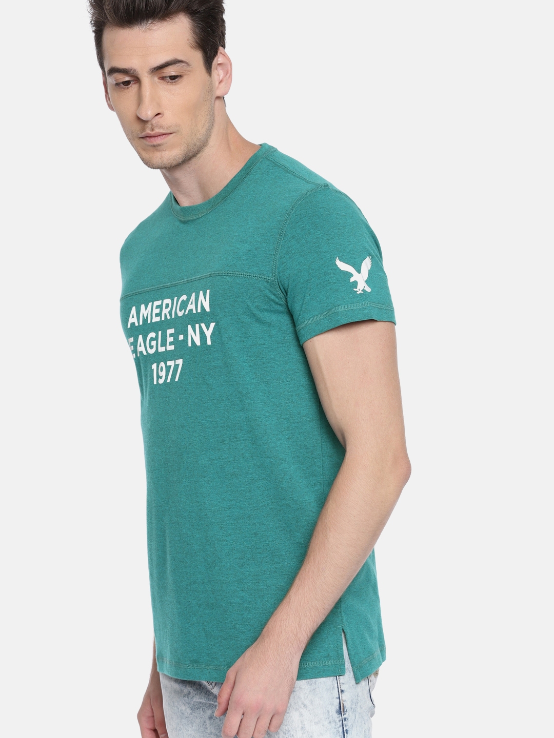 american eagle green t shirt
