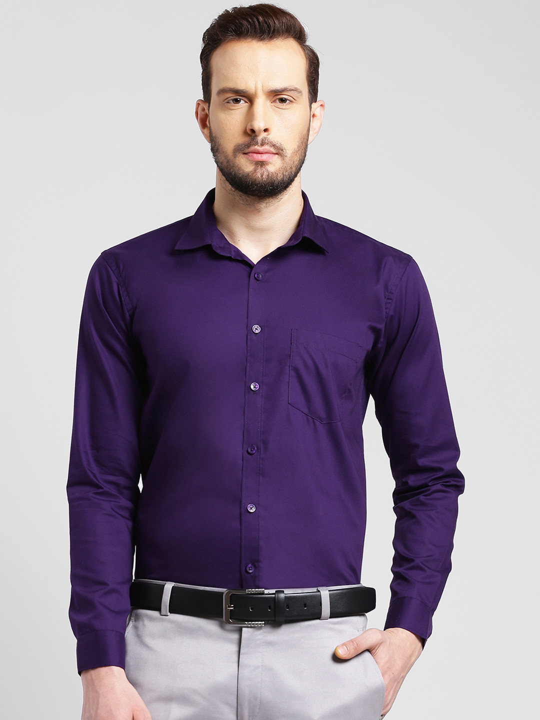 Purple color formal shirt Clearance