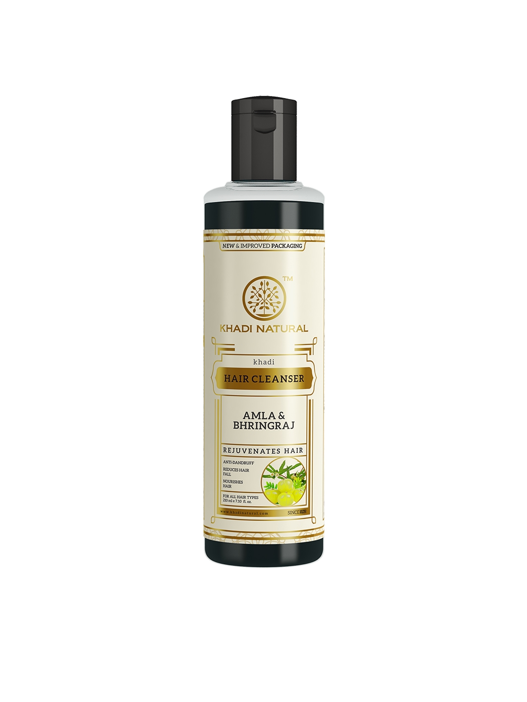 Buy Khadi Natural Amla & Bhringraj Hair Cleanser 210 Ml - Shampoo And  Conditioner for Unisex 5416489 | Myntra