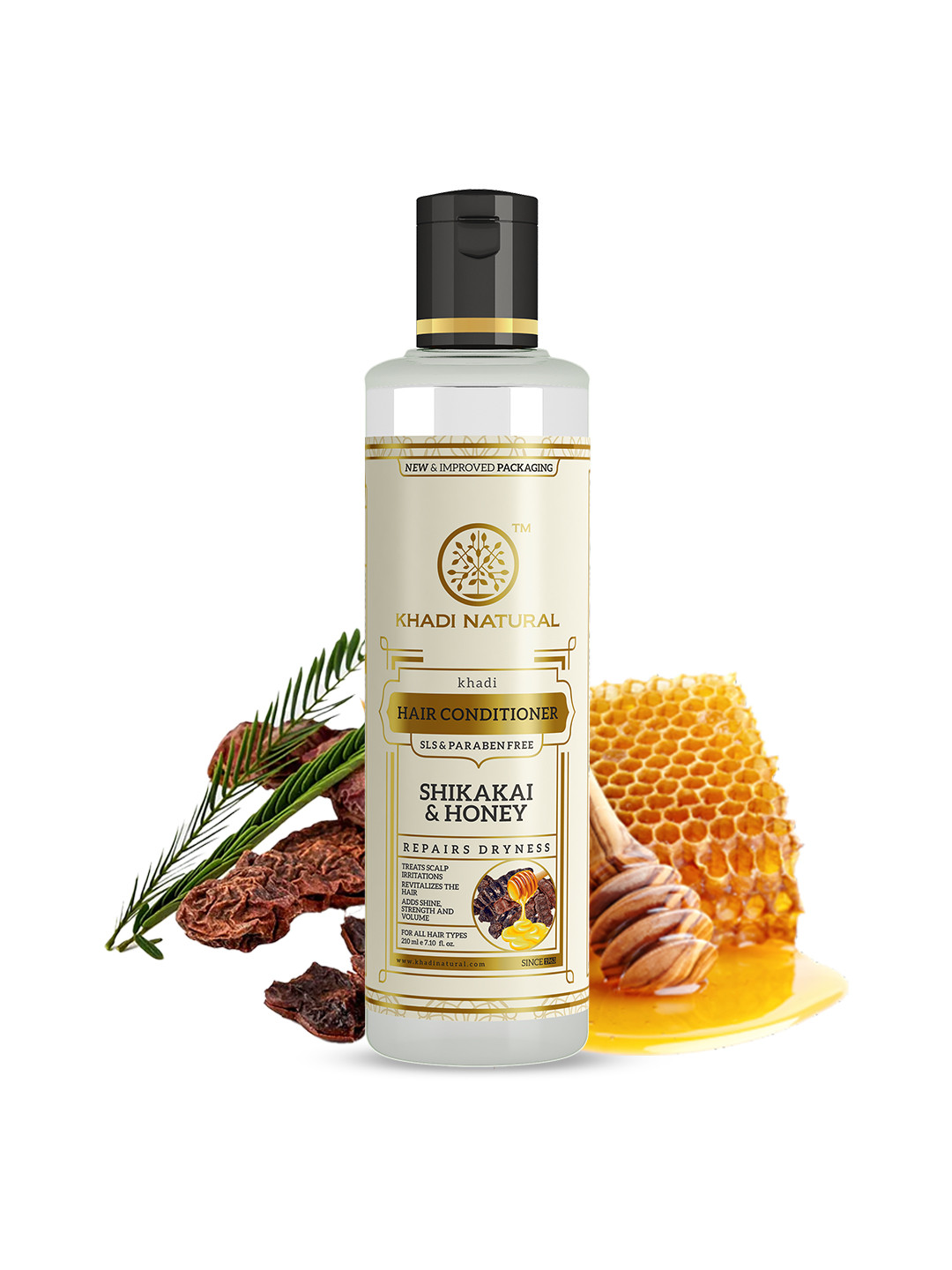 Khadi Natural Shikakai Honey Conditioner with Aloe - 210ml