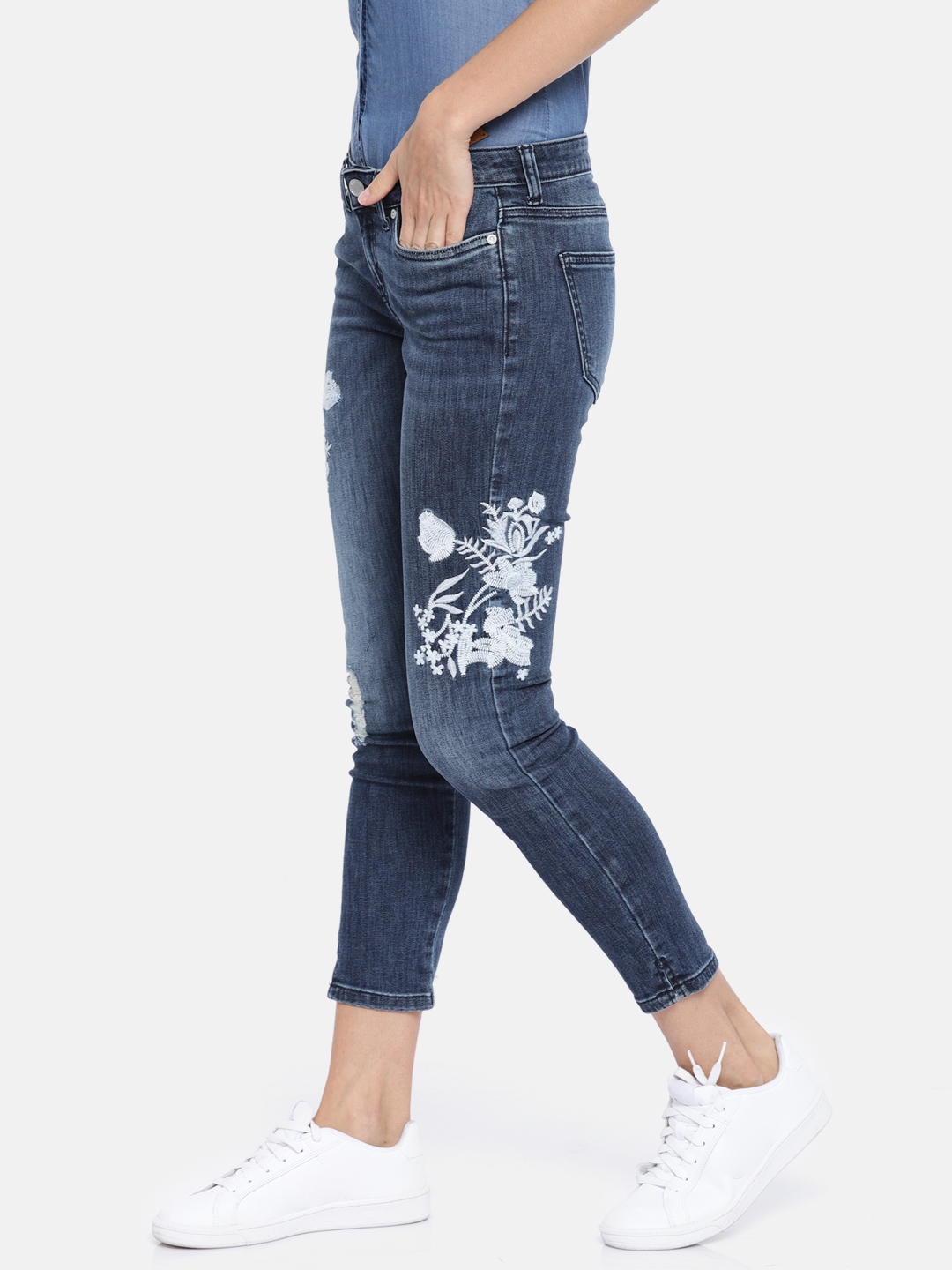 vero moda cropped jeans