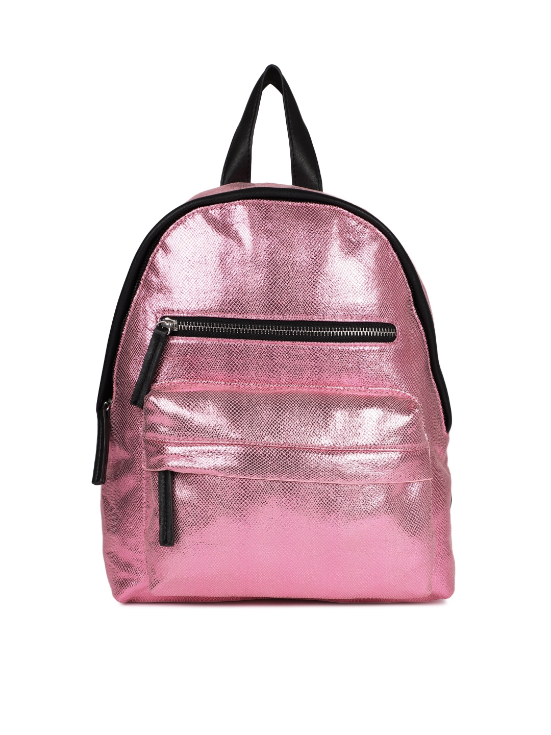 Buy FOREVER 21 Women Pink Textured Backpack Backpacks for Women