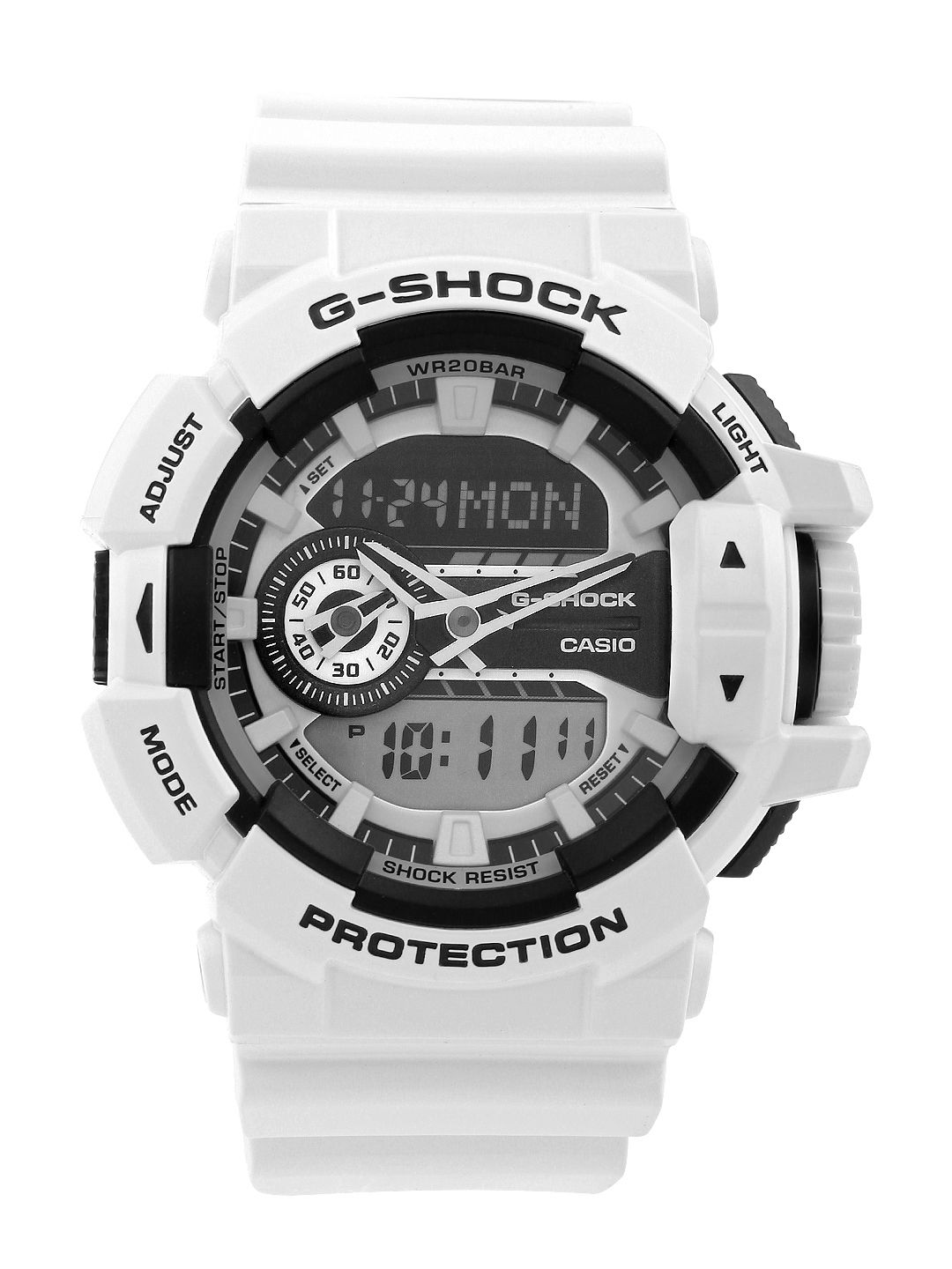 Buy CASIO G Shock Men White Digital Watch (G549) GA 400 7ADR - Watches for  Men 543092 | Myntra