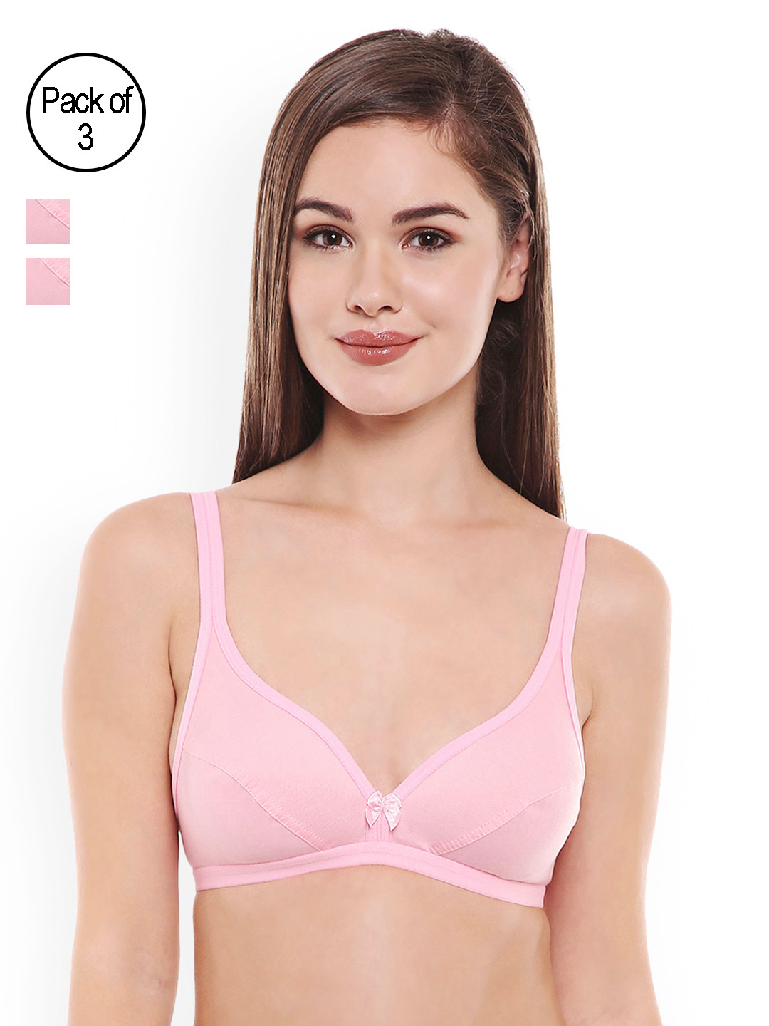 Bodycare Pack of 3 Bras E1512C